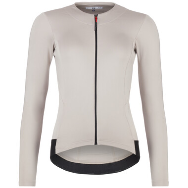 Maillot CASTELLI FLY Mujer Mangas largas Beis 2023 0